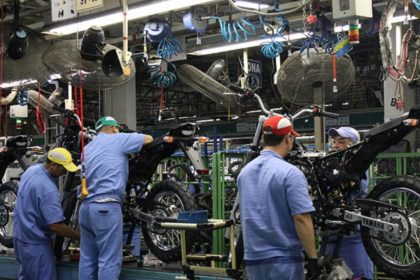 Produção de motocicletas no Polo de Manaus soma mais de 561 mil unidades no 1º trimestre