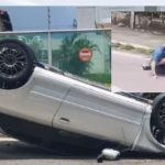 Vídeo flagra motoristas na porrada após colisão de carros em Manaus