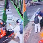 Vídeo mostra trabalhador sendo assaltado por criminosos no bairro Petrópolis