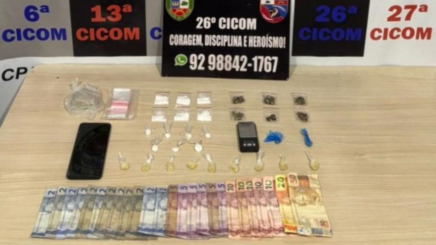 Homem é preso com drogas escondidas na cueca em Manaus