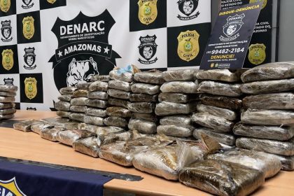 Maconha do tipo skunk avaliada em cerca de R$ 3 milhões é apreendida em Manaus