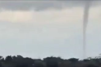 Trombas d’água são registradas durante temporal em Silves