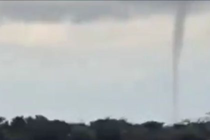 Trombas d’água são registradas durante temporal em Silves