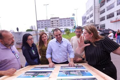 Roberto Cidade vistoria fase final de obras em unidade de saúde na zona sul de Manaus