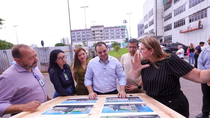 Roberto Cidade vistoria fase final de obras em unidade de saúde na zona sul de Manaus