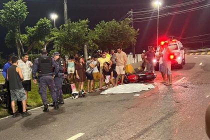 Motociclista morre após colisão na Avenida Torquato Tapajós