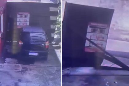 Homem derruba portão e sai sem pagar motel na zona norte de Manaus