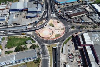 Interdição parcial no Viaduto Rei Pelé altera tráfego durante feriado em Manaus
