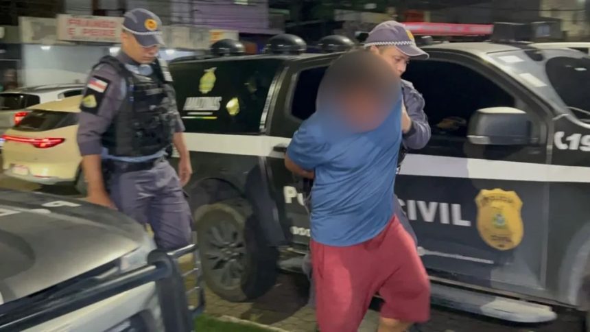 Bêbado, homem morde seios de funcionária e vai preso em Manaus