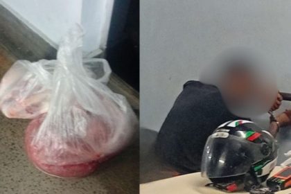 Homem é preso após tentar sair de supermercado com picanha sem pagar em Manaus
