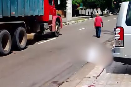 Colisão entre motocicleta e caminhão resulta em morte na zona Sul de Manaus