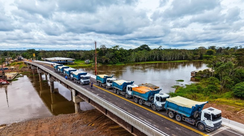 Ponte Autaz Mirim é liberada para tráfego de veículos na BR-319