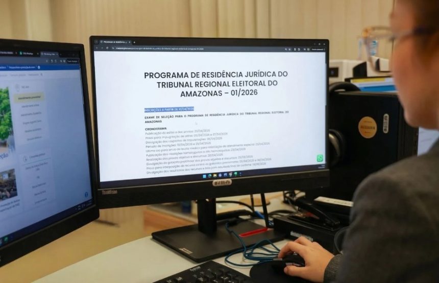 TRE-AM anuncia inscrições para Residência Jurídica