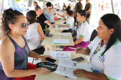 Ponta Negra recebe ação com serviços de saúde e assistência