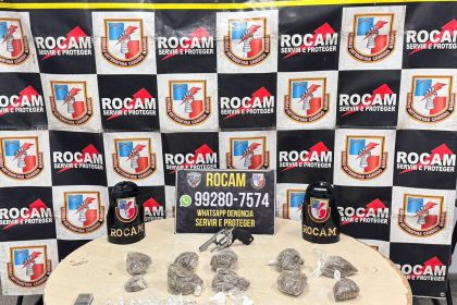 Mulher é baleada e cinco homens presos em laboratório de drogas