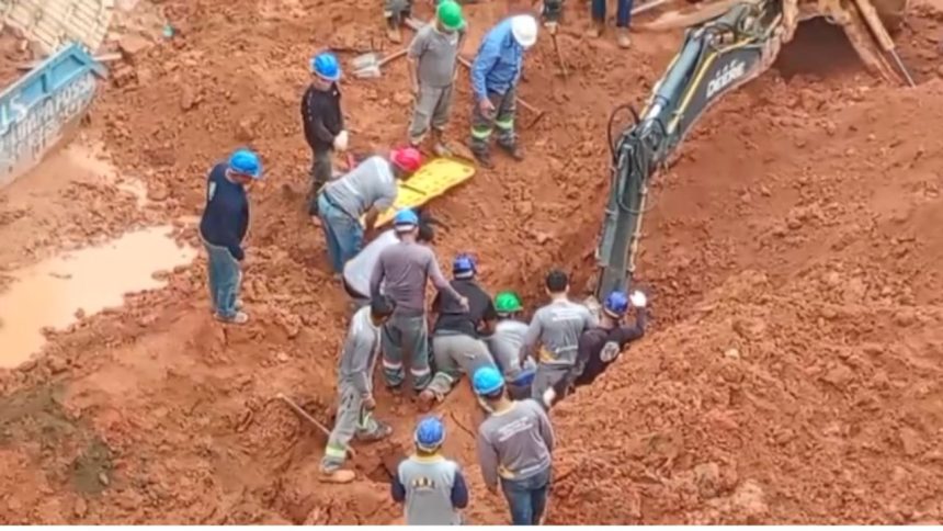 Trabalhador morre soterrado durante obra em condomínio de Manaus