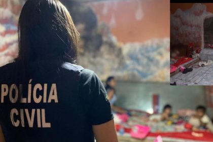 Crianças são resgatadas de quarto de hotel insalubre no Centro de Manaus