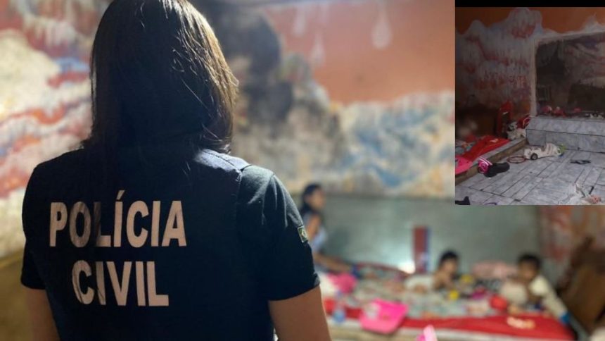 Crianças são resgatadas de quarto de hotel insalubre no Centro de Manaus