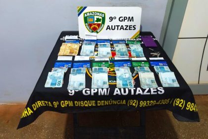 Suspeito de agiotagem é preso em Autazes com cerca de R$ 10 mil e 11 cartões bancários