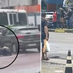 Suspeito de roubo de motocicleta é preso após acidente na Avenida Djalma Batista
