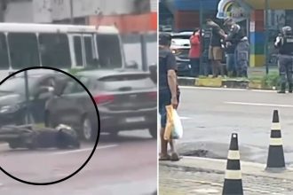 Suspeito de roubo de motocicleta é preso após acidente na Avenida Djalma Batista
