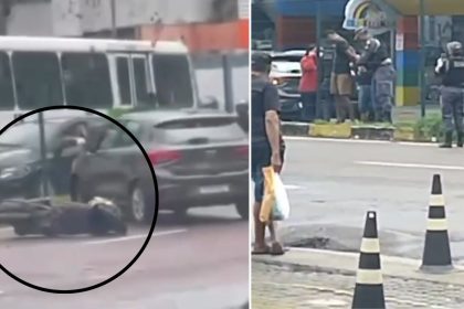 Suspeito de roubo de motocicleta é preso após acidente na Avenida Djalma Batista