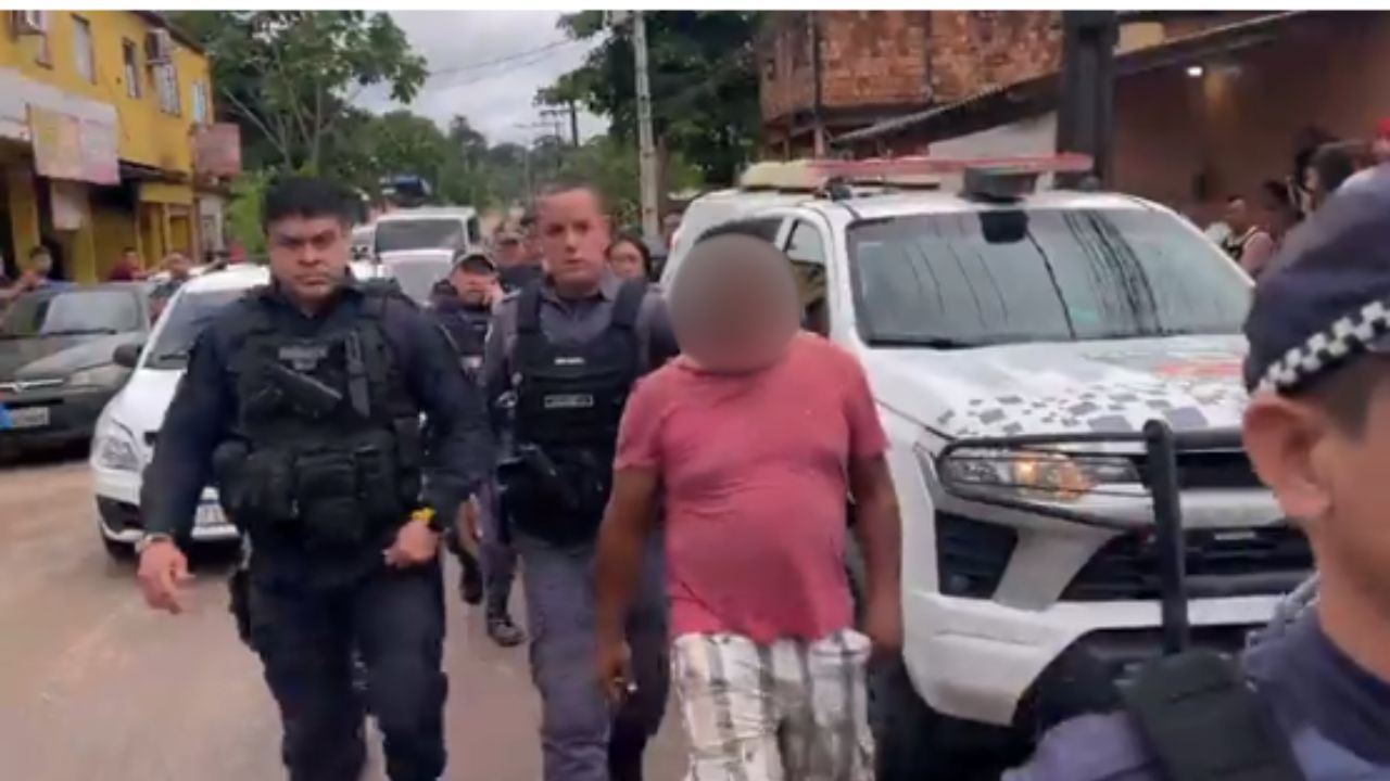 Motorista de aplicativo é preso tentando estuprar menina de 13 anos em Manaus
