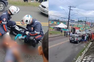 Homem cai na pista e é atropelado por carro na zona oeste de Manaus
