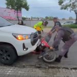Motociclista tem braço arrancado após colisão na avenida Torquato Tapajós