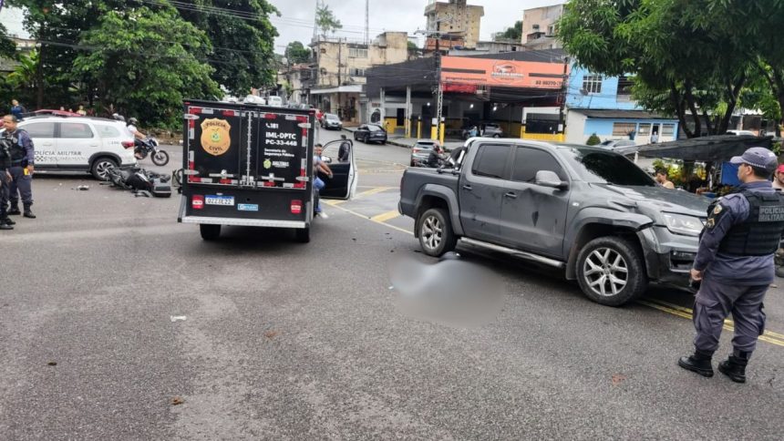 Entregadora morre após colisão entre motocicleta e carro no bairro Praça 14