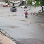 Vídeo mostra momento em que entregadora morre em colisão com carro no bairro Praça 14