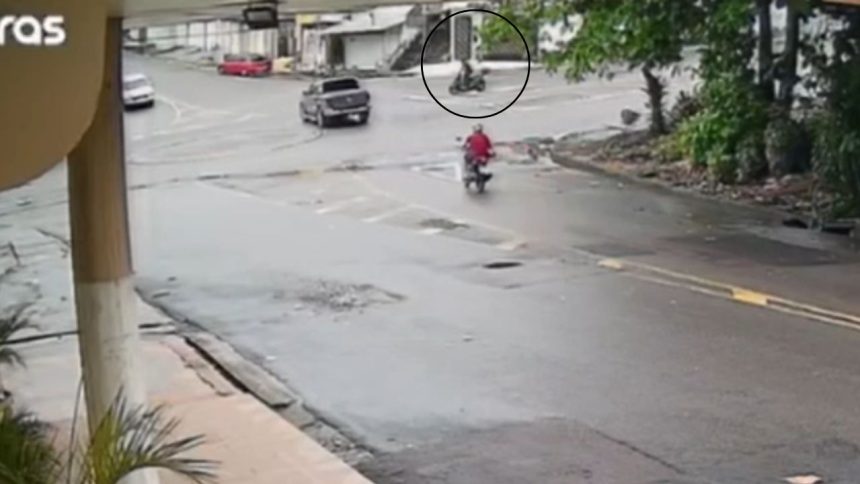 Vídeo mostra momento em que entregadora morre em colisão com carro no bairro Praça 14