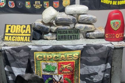 Mulher é presa com mais de 11 quilos de skunk em bagagem no Amazonas