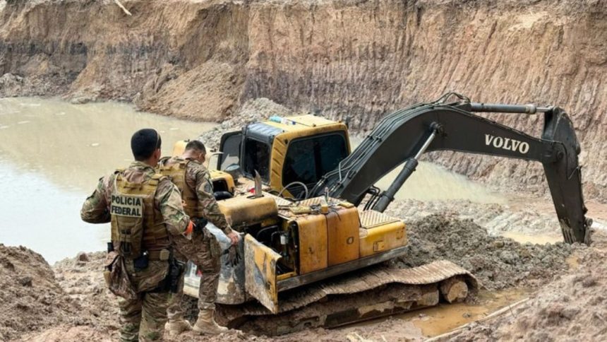 Garimpo ilegal destruiu área equivalente a 61 campos de futebol no AM, aponta MPF