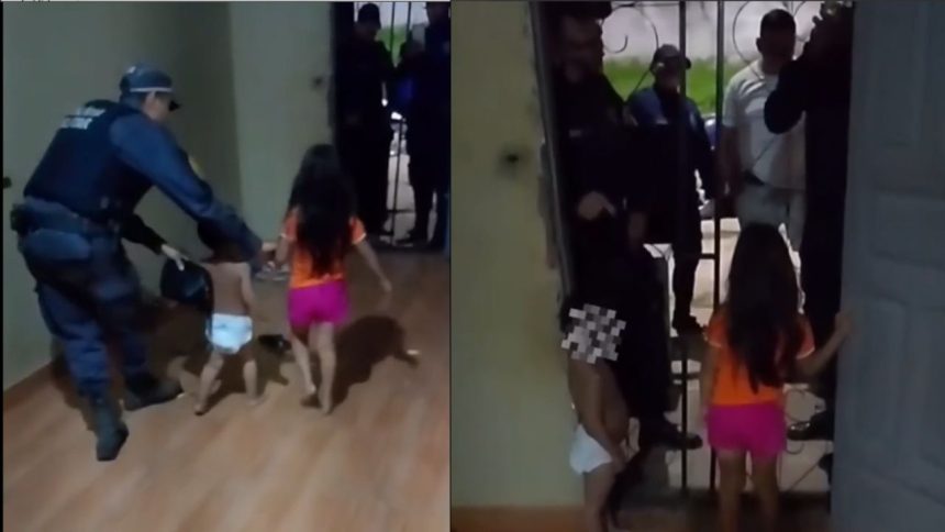 Crianças de 2 e 5 anos são resgatadas de quarto trancado após mãe ser presa no AM