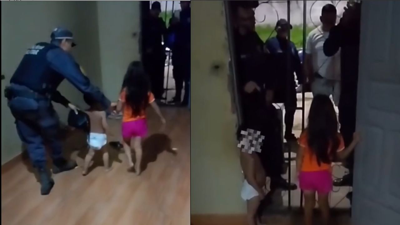 Crianças de 2 e 5 anos são resgatadas de quarto trancado após mãe ser presa no AM