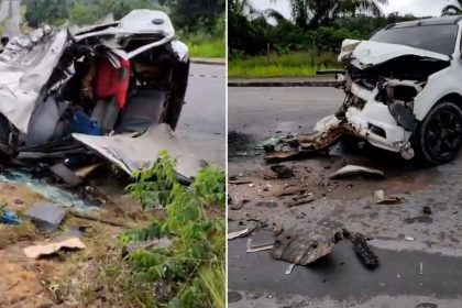 Colisão entre dois veículos deixa um morto e um ferido na avenida Margarita, em Manaus
