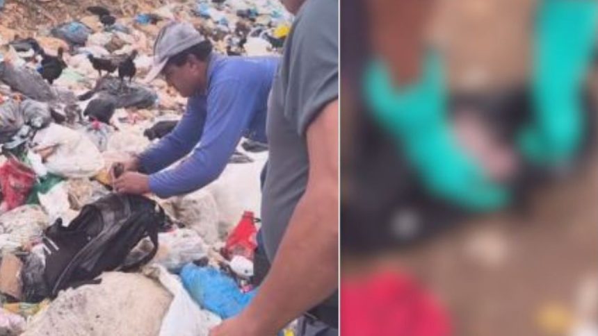 Recém-nascida encontrada em lixão morre após ser levada a hospital em Manacapuru
