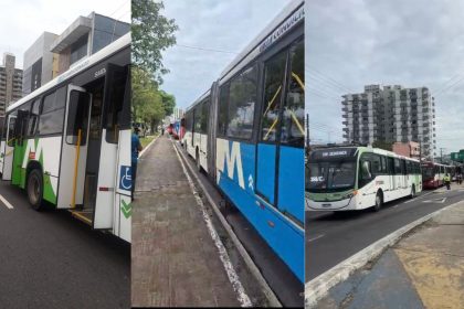 Paralisação contra escala 6x1 trava trânsito e lota terminais em Manaus