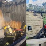 Incêndio atinge casas no bairro São Jorge e mobiliza bombeiros em Manaus