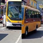 Colisão entre 'amarelinho' e ônibus deixa feridos na Avenida Cosme Ferreira