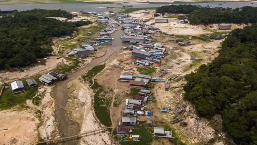 Possível antecipação do El Niño acende alerta para seca severa nos rios do Amazonas