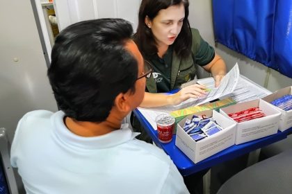 Mais de 860 testes rápidos para ISTs são realizados durante ação em Manaus
