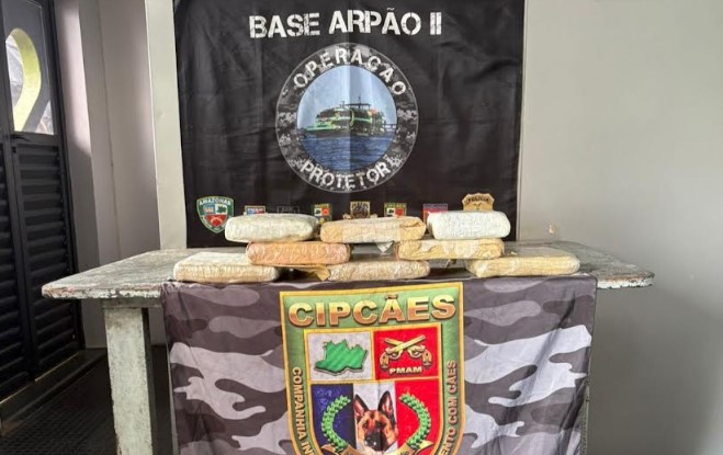 Base Arpão prende homem com mais de 8 kg de drogas em Coari