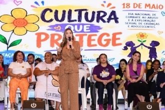 Thaisa Cidade participa de ato contra abuso infanto-juvenil