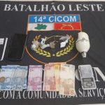 Trio é detido com porções de droga escondidas em barraca