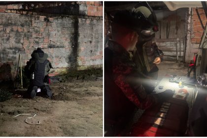 Criança encontra granada em quintal e casa é evacuada em Manaus
