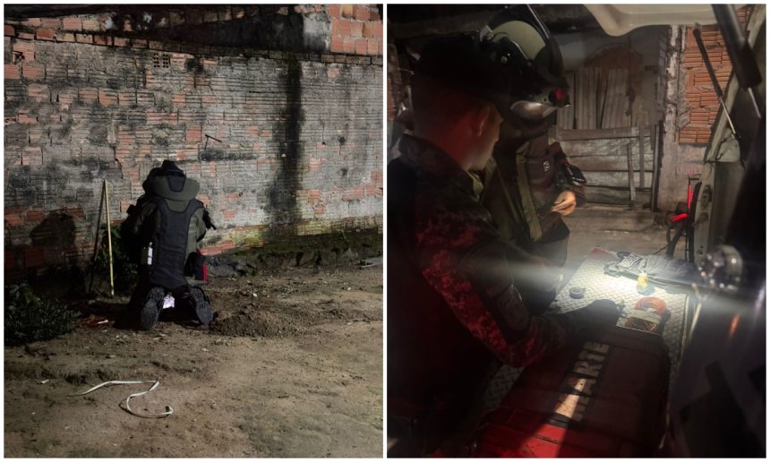Criança encontra granada em quintal e casa é evacuada em Manaus