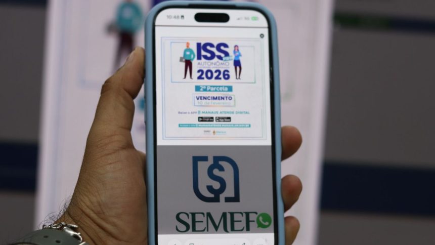 Contribuintes têm até quarta-feira para pagar parcela do ISS Fixo com desconto pelo aplicativo
