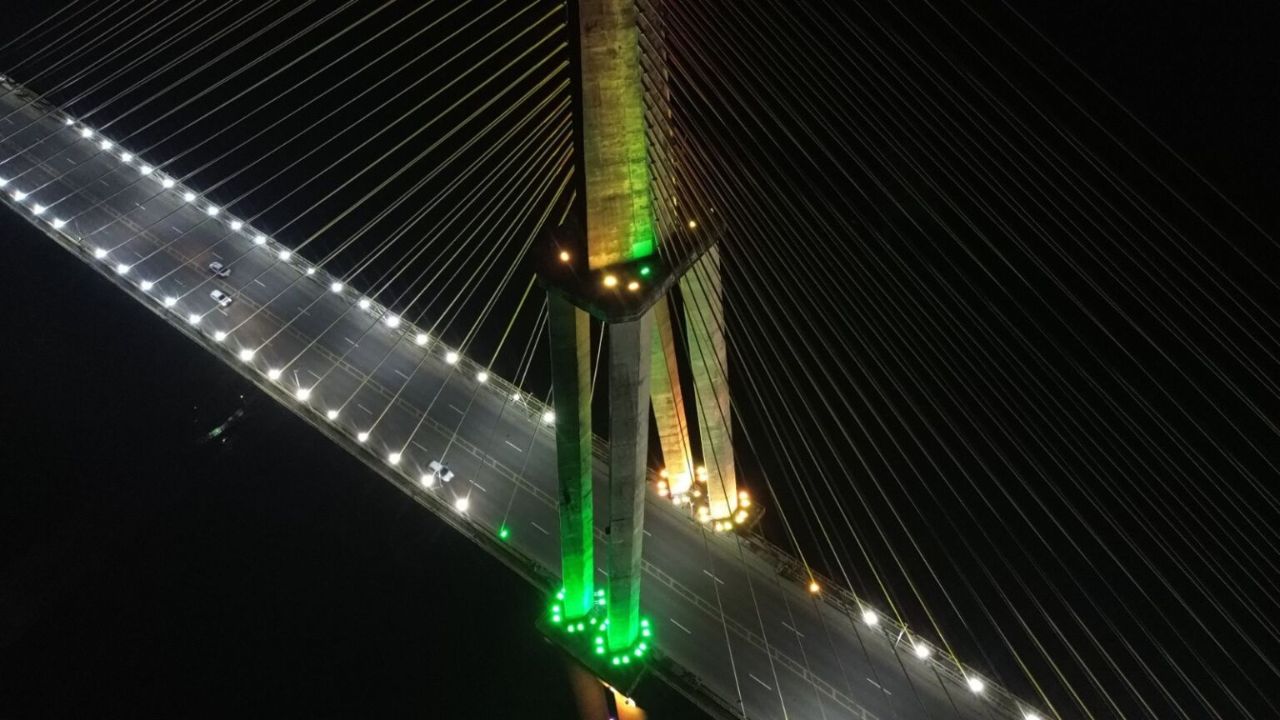 Ponte Rio Negro terá iluminação verde e amarela durante jogos da Seleção Brasileira
